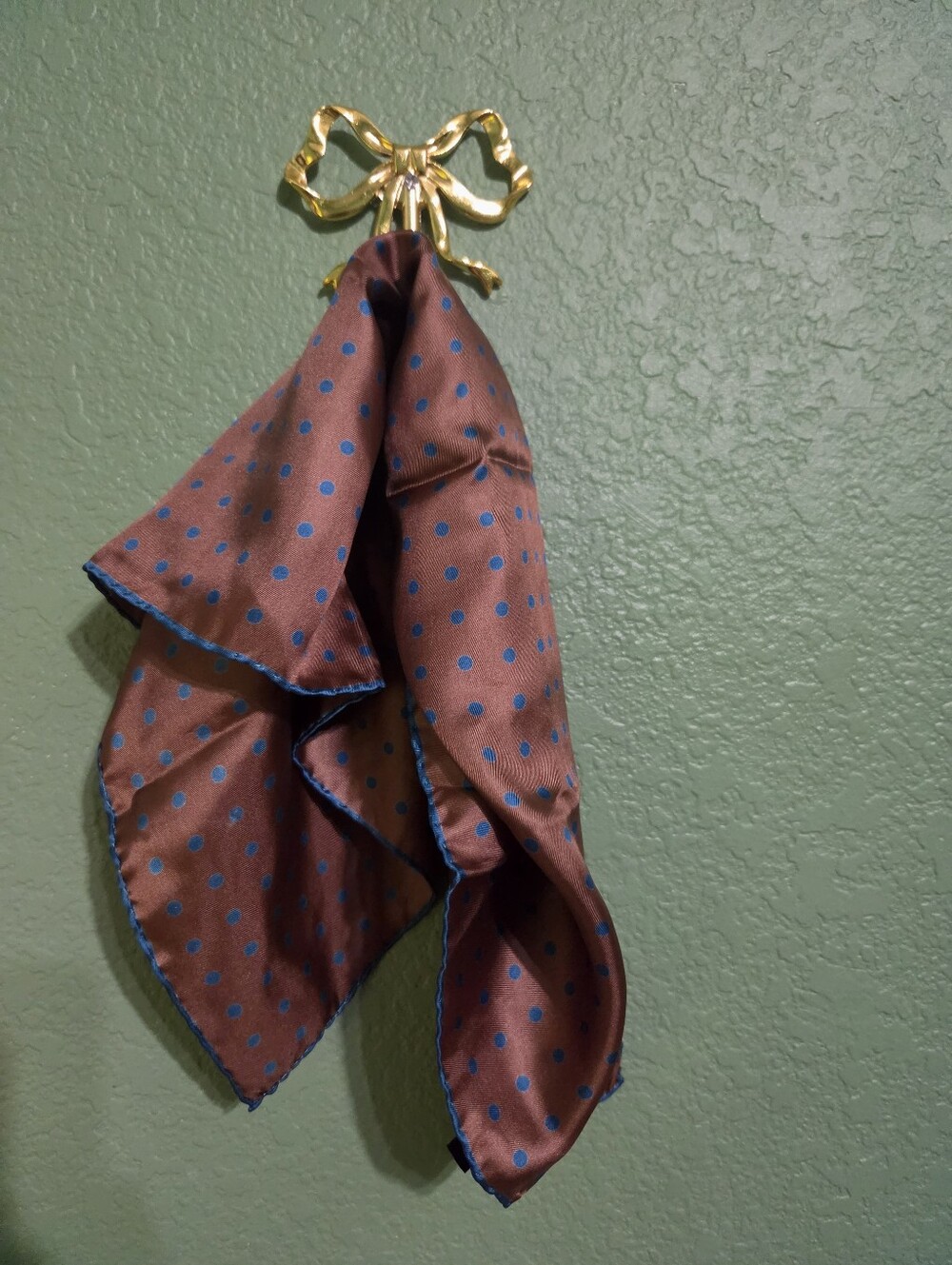 Asheer Silk Polka Dot Scarf